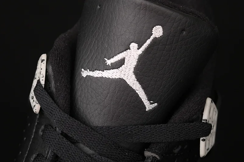 All categories Air Jordan Jordan series basketball shoes Air Jordan 4 G version Air Jordan 4 Retro LS AJ4 Joe 4 splash black and white basketball shoes 314254-003